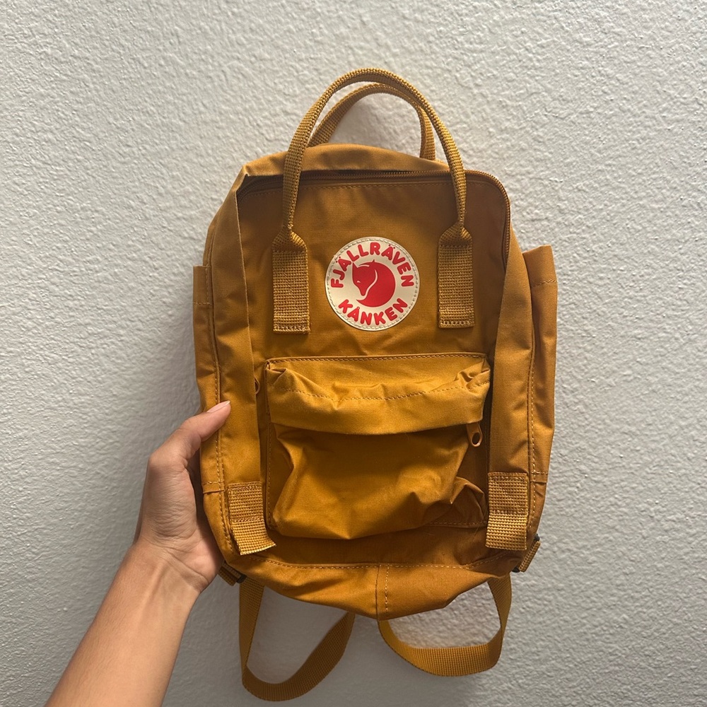 Fjallraven Kanken Mini Backpack - Mustard Yellow